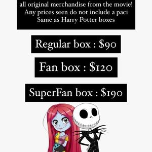 Nightmare before Christmas Fan boxes